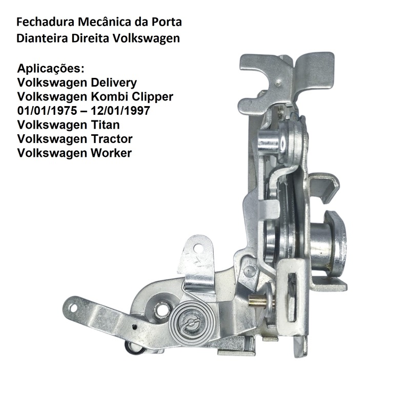 Fechadura Porta Diant Direita Volkswagen Caminhao E Kombi
