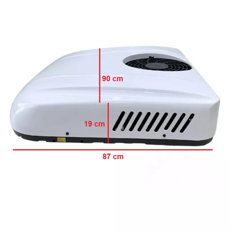 Kit Ar Condicionado Elétrico Teto Caminhão Motorhome Van 24v