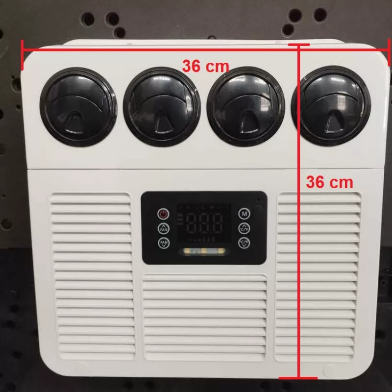 Kit Ar Condicionado Elétrico Teto Caminhão Motorhome Van 12v