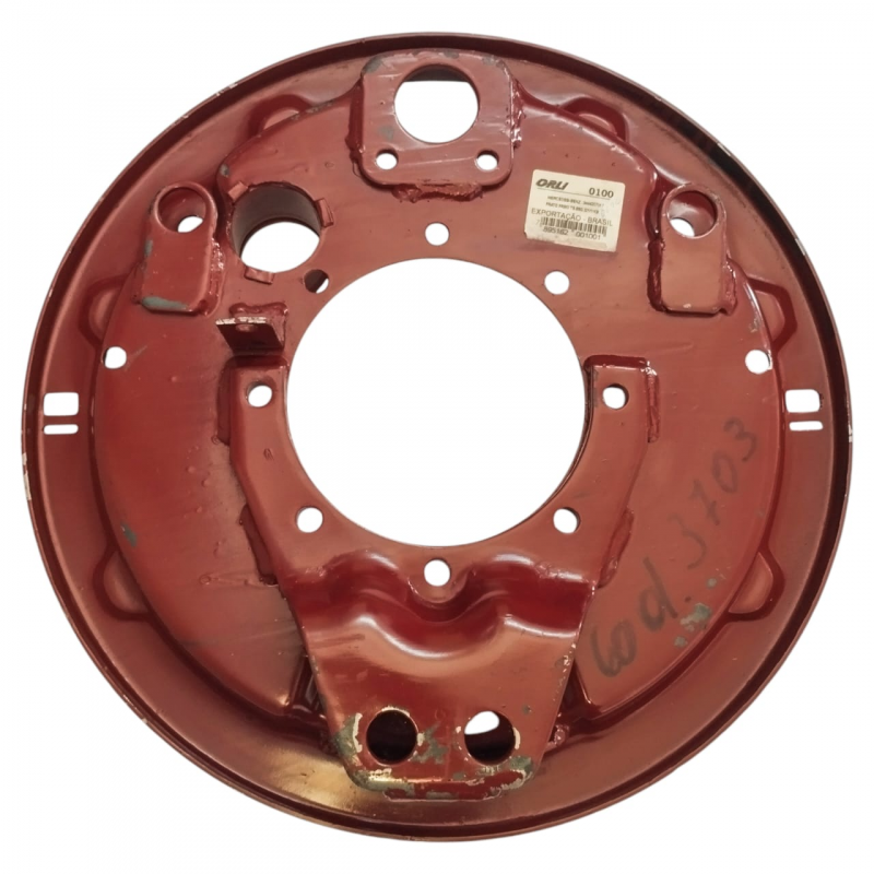 Espelho Flange Freio Roda Mb 1113 Traseiro Esquerdo