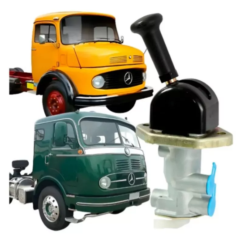 Válvula Freio De Mão Mercedes 1113 1313 Maneco Compatível