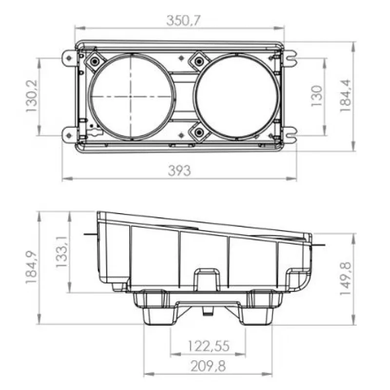 Farol Principal Direito Duplo Mercedes Benz Cara Chata A Partir De 2000