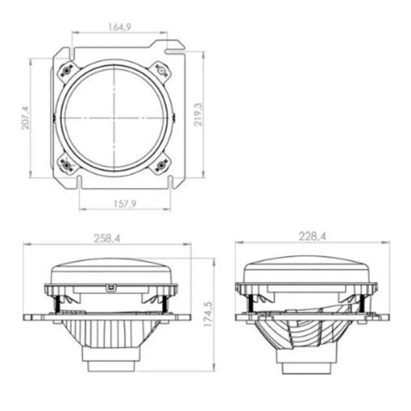 Farol Principal Direito Com Foco Simples Volkswagen Constellation A Partir De 2006