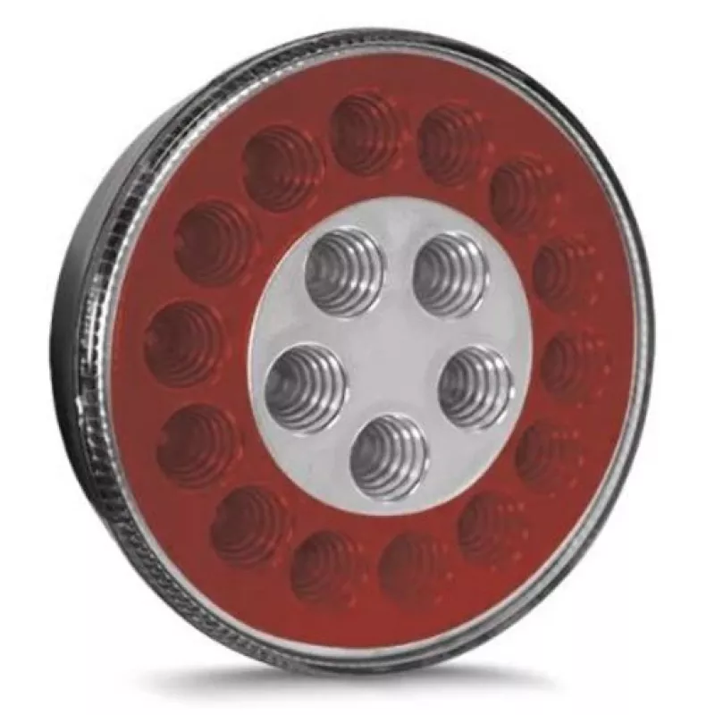 Lanterna Corujinha Spot Led Olho De Boi Cabine Caminhão Bivolt Vm/am