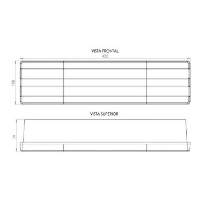 Lanterna Traseira Esquerda Lente Lisa Ford E Mercedes Benz Com Vigia Tri