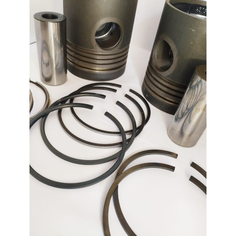 Par Pistão Com Anel Mahle S48130 Std Daimler Chrysler/ Mbb Motor Om 314 / Om 352