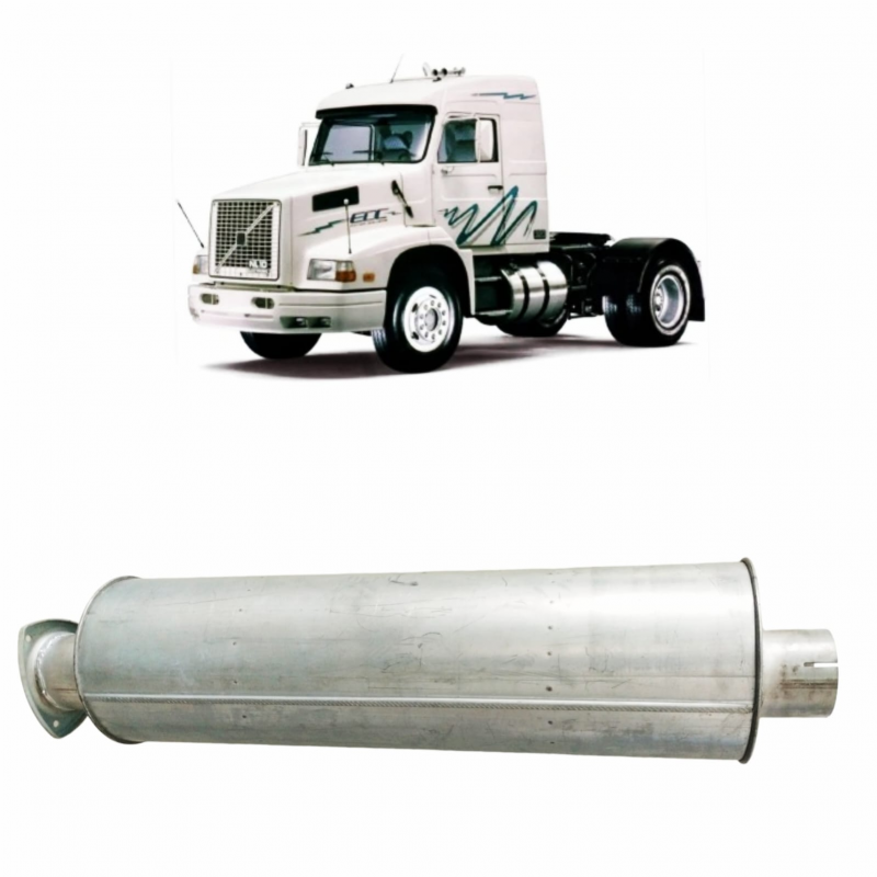 Silencioso Galv. Com Miolo Caminhão Volvo Nl Edc - 6882733