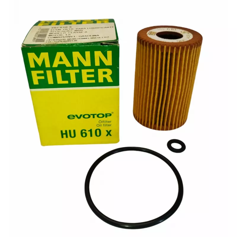 Filtro Óleo Do Motor Classe A160 De 1999 A 2005 Mann Hu610x