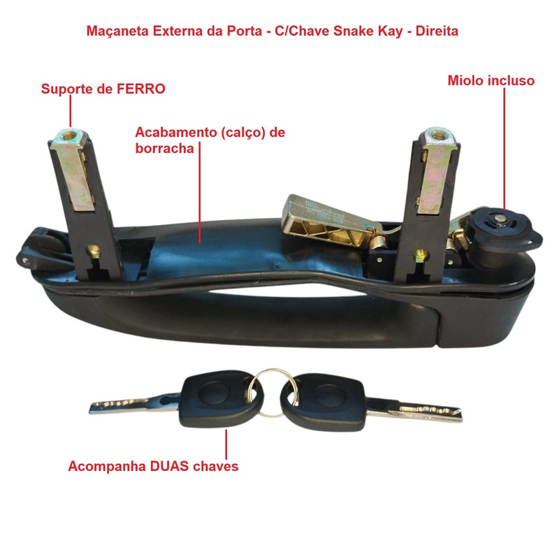 Maçaneta Externa Porta Lado Dir Caminhao Vw Constellation
