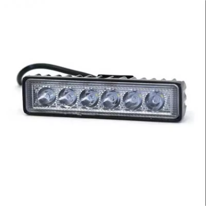 Farol Auxiliar 6 Leds Retangular Bivolt 18w