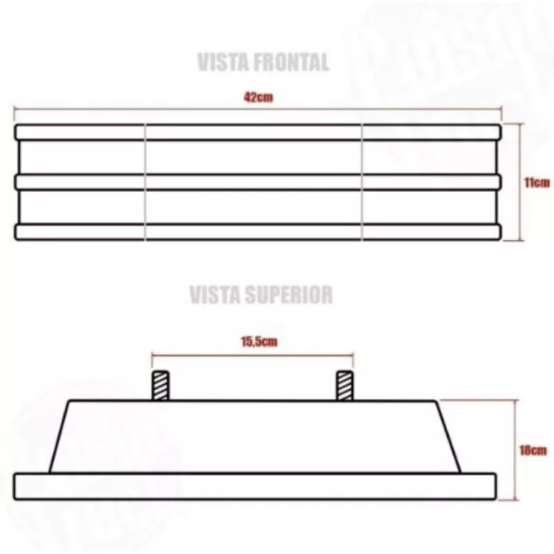 Lanterna Traseira Direita Led Tricolor Lisa Bivolt Sem Vigia