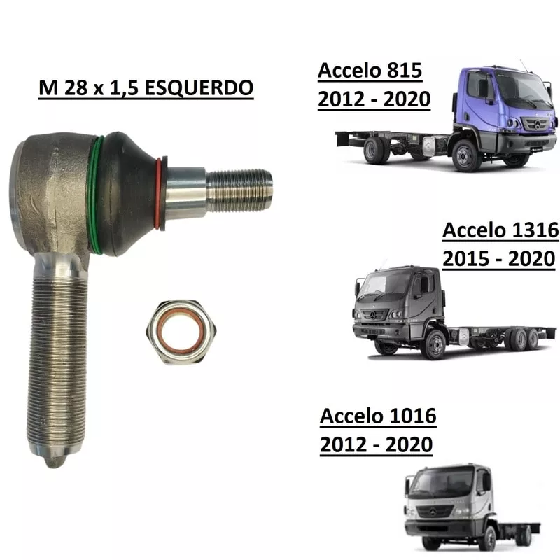 Terminal Direção Mb Accelo 815 1016 1316 De 2015 A 2020