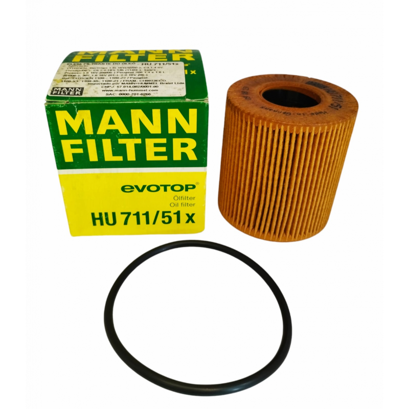 Filtro De óleo Land Rover Freelander 2 Evoque 2.2 Dissel Mann Hu711/51x