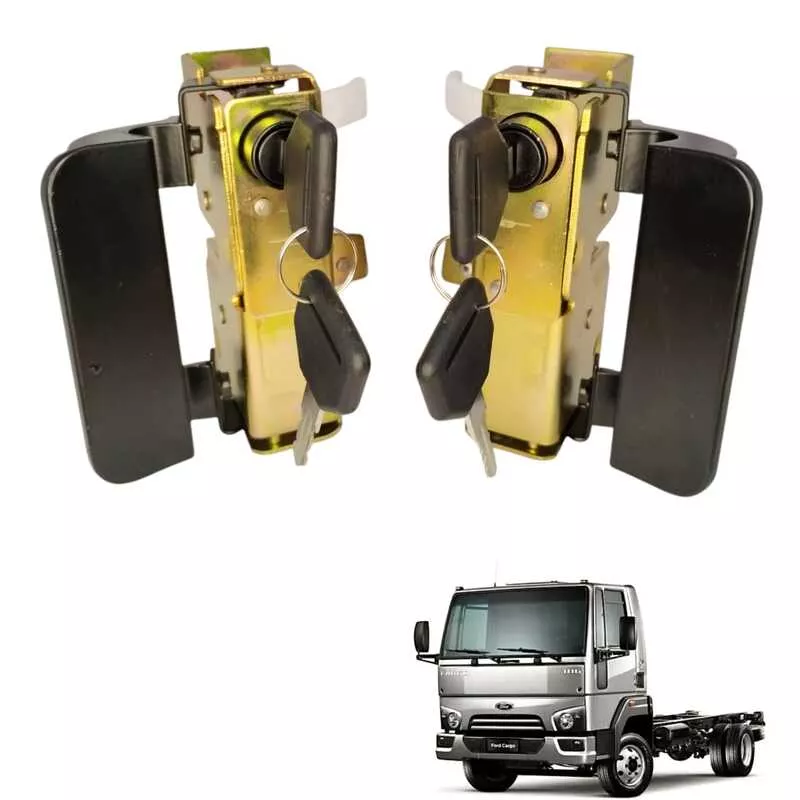 PAR 2 FECHADURA DA PORTA FORD CARGO ATé 2011 COMPLETA