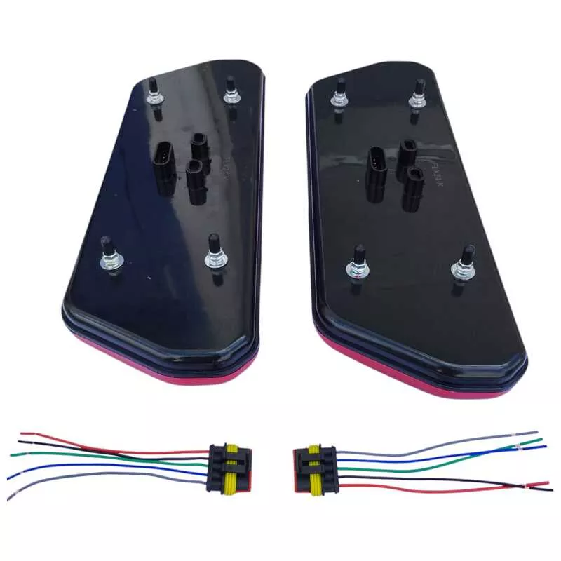 PAR LANTERNA TRASEIRA CARRETA GUERRA LED CAMINHãO 12/24V